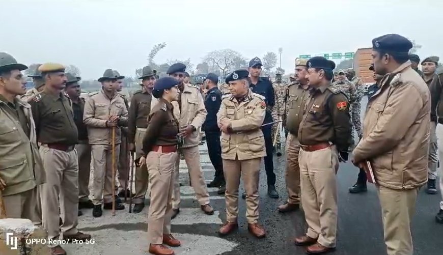 पुलिस की मुस्तैदी के चलते बोर्डर रही शांति