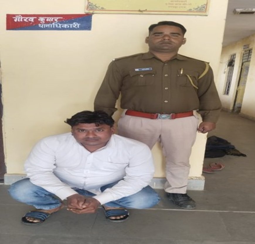 सीकरी पुलिस की कार्यवाही: मारपीट कर मधुमक्खी के डिब्बो को चुरा ले जाने के मामले में बूचाका निवासी गिरफ्तार