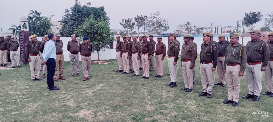 खैरथल - तिजारा के नवनियुक्त पुलिस अधीक्षक मनीष चौधरी ने किया पदभार ग्रहण