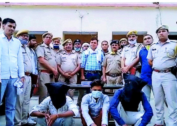 तिजारा पुलिस ने बहुचर्चित फल व्यापारी पर फायरिंग का राज खोला