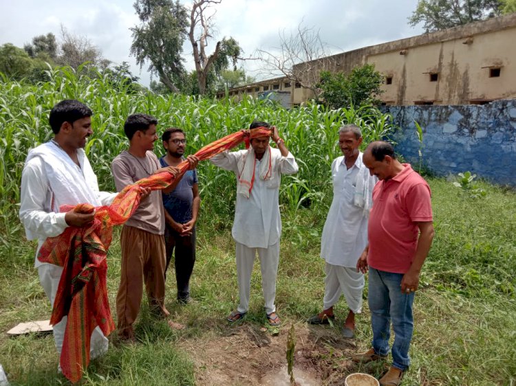 राजस्थान ब्राह्मण महासंघ जिला अलवर के महामंत्री गोपाल प्रसाद लाटा सकट का किया स्वागत