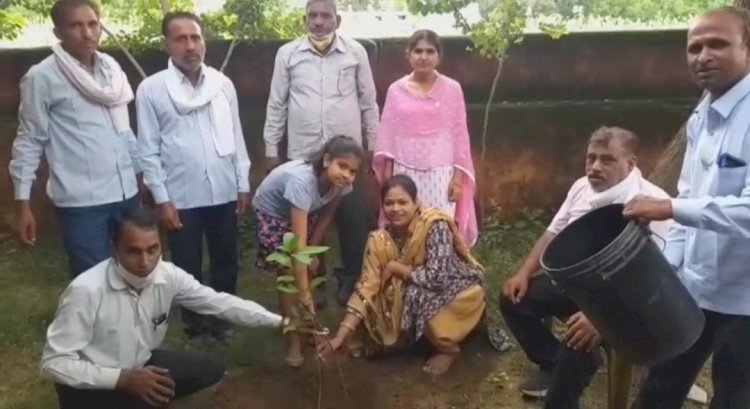 प्रकृति प्रेमियो ने वृक्षारोपण कर प्रकृति सरंक्षण का लिया सकंल्प