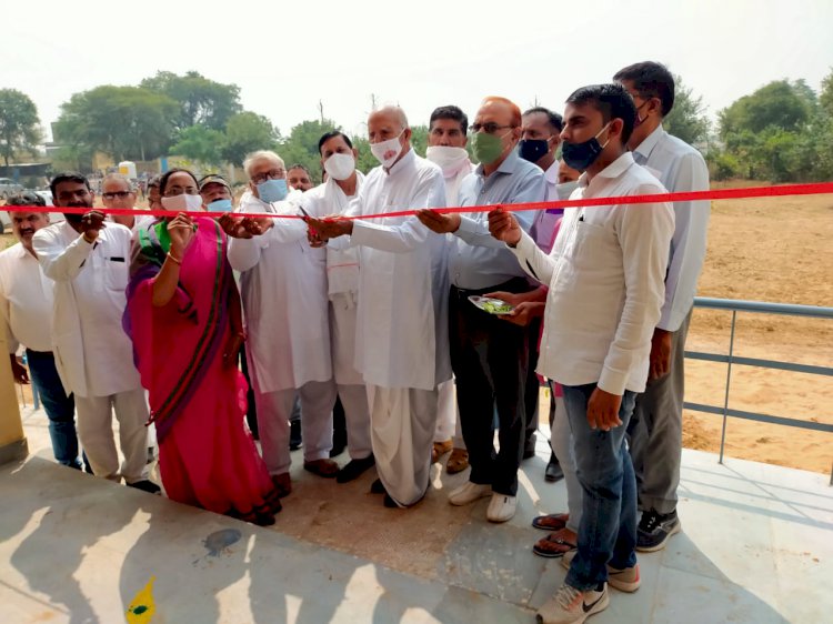 मीरका राजकीय उच्च माध्यमिक विद्यालय में नवनिर्मित कमरों का उद्घाटन समारोह का हुआ आयोजित