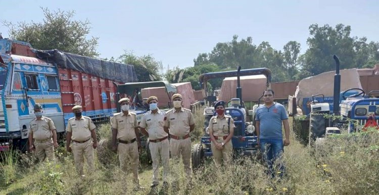 संरक्षित वन्य जीव अभ्यारण्य क्षेत्र में धडल्ले हो रहा अवैध खनन, प्रशिक्षु महिला RPS अधिकारी की कार्रवाही से मची हलचल