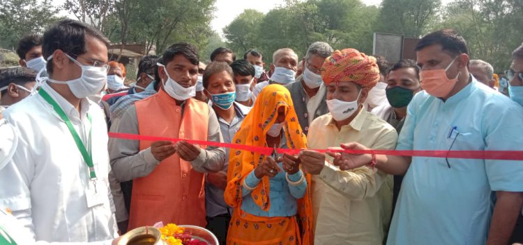 गांव के लोगों को अब गांव में ही मिलेगा शहरो जैसा ईलाज, विधायक ने किया सीएचसी का उद्घाटन